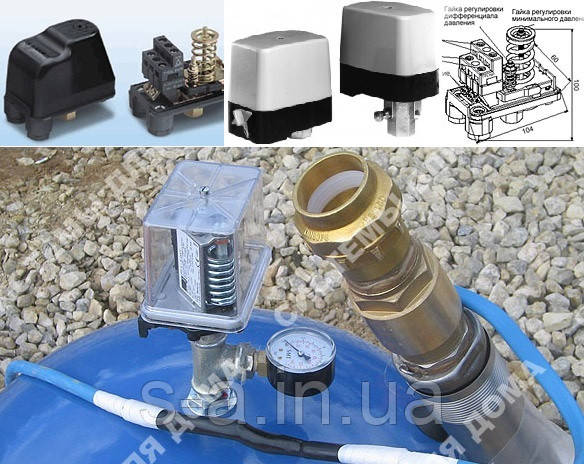 Реле тиску (-0,2 - 600 барів), фото 1