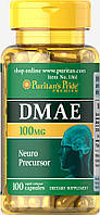 ДМАЕ, DMAE 100 mg, Puritan's Pride, 100 капсул