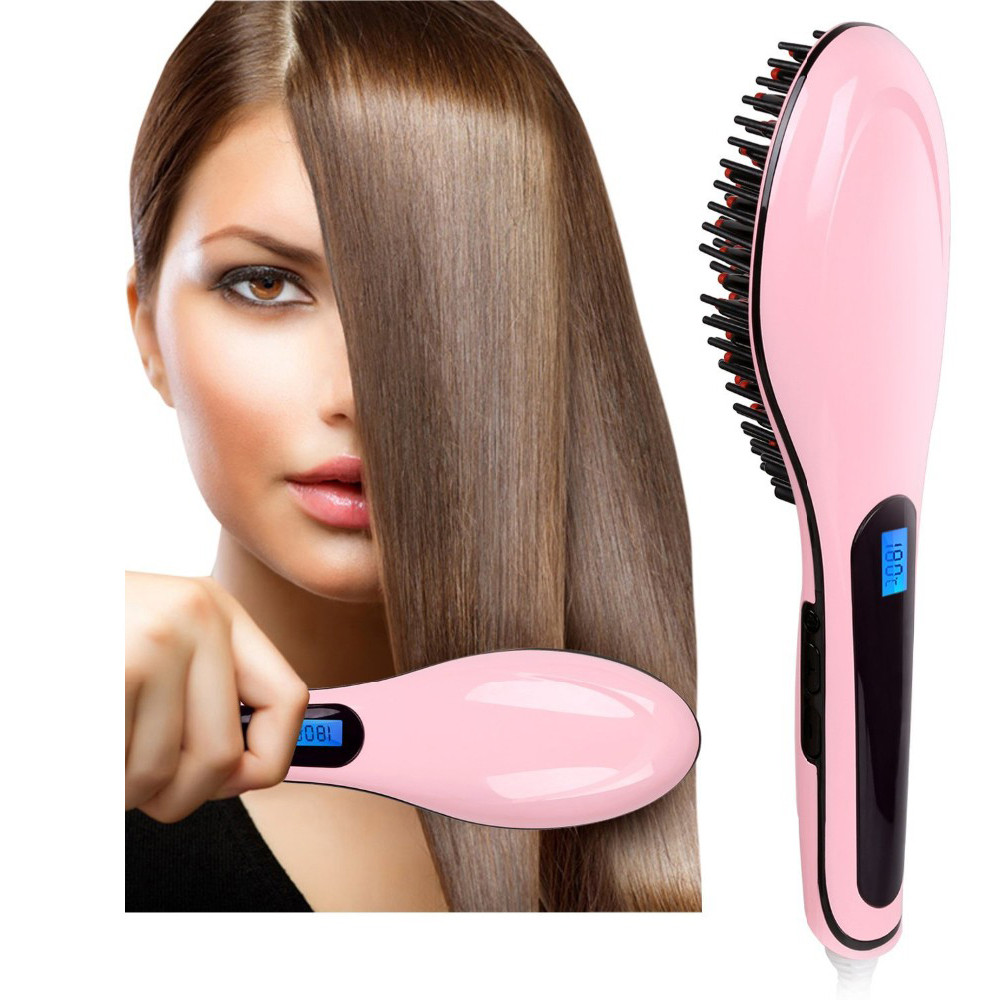 Електричний гребінець-випрямляч Fast Hair Straightener HQT-906, фото 1