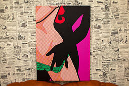 Жінка кішка Pop-art 70х50 см Принт на полотні