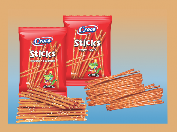 Соломка Croco Sticks 80г солена