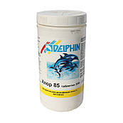 Повільнорозчинний хлор для басейну Хлор 85 Delphin (табл 200 гр) 1 кг