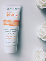 Зволожувальний крем SPF 15 для рук/тіла, Christina Forever Young Ultra-Hydrating Hand Cream 75 мл