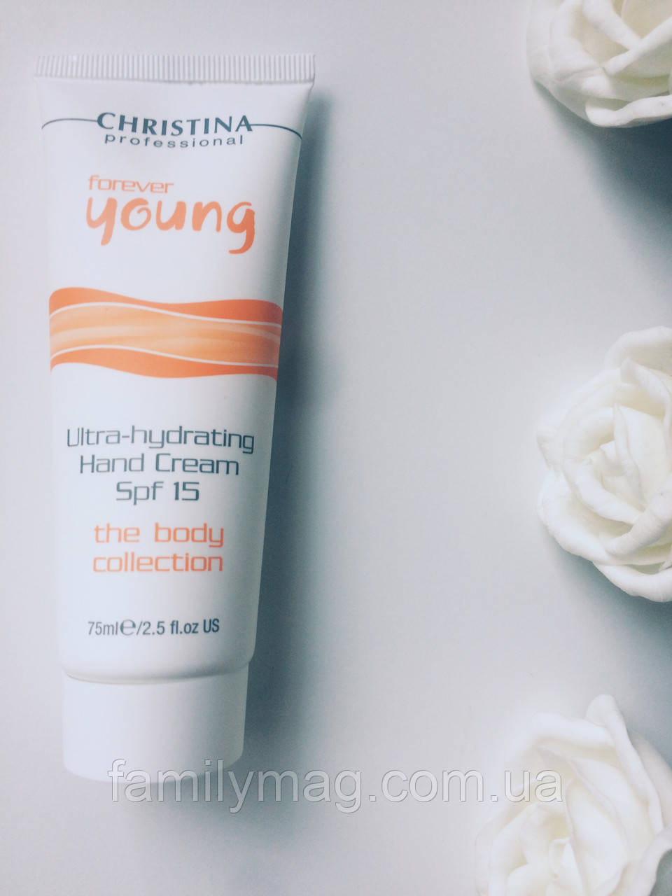 Зволожувальний крем SPF 15 для рук/тіла, Christina Forever Young Ultra-Hydrating Hand Cream 75 мл