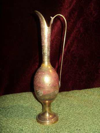 Глечик ваза бронза ручна робота ексклюзив рарит старовина антикваріат 0556