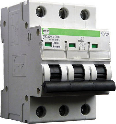 Автоматичний вимикач Промфактор City AB2000 3р С16А, фото 2