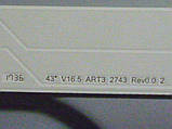 Світлодіодні LED-лінійки 43" V16.5 ART3 2743 Rev0.0 2 (матриця LC430DUE-FJA1), фото 4
