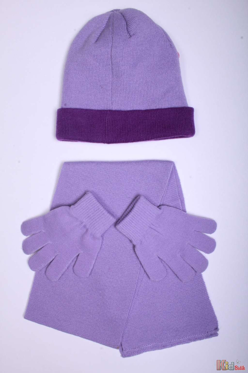 Комплект 3-ка (шапка,шарф,перчатки) для девочки розового цвета (56 см.) Winx - фото 3 - id-p660367494