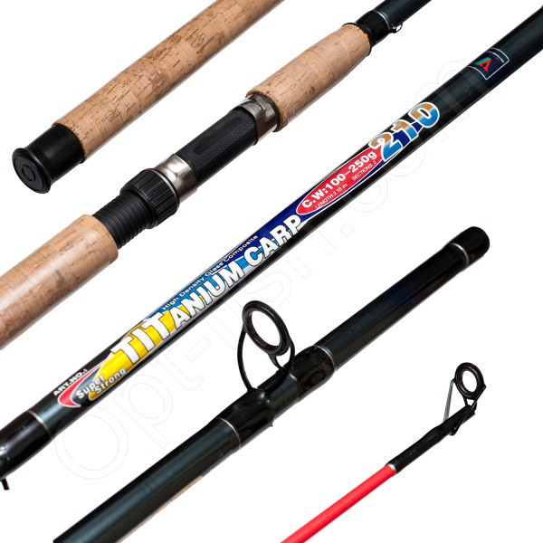 Коропове вудлище ШТ2 Winner Titanium Carp 100-250g 2,1м *