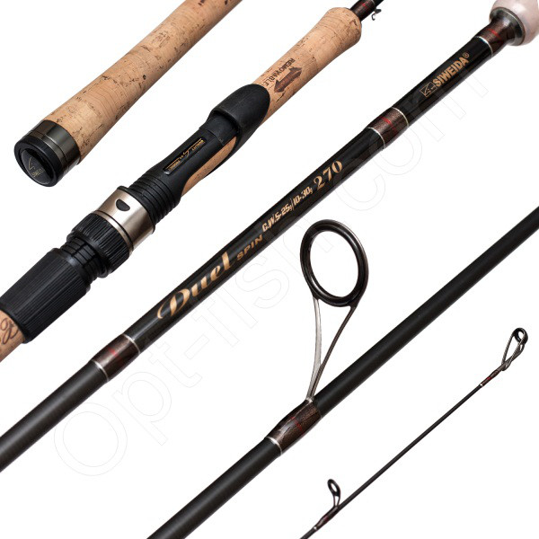 Спінінгове вудлище шт2 carbon Siweida в тубусі 5-25 g 10-30g 2,7 м *, фото 1