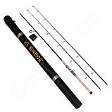 Спінінгове вудлище шт2 carbon Siweida в тубусі 5-25 g 10-30g 2,7 м *, фото 2