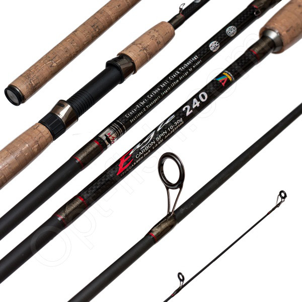Спінінгове вудлище шт2 Winner Eagle Carbon No2010502 10-30g 2,4 м *, фото 1