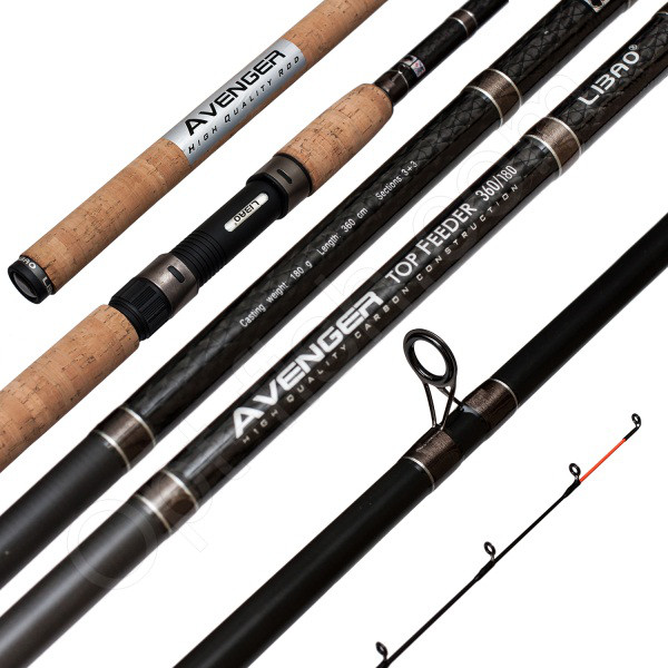 Фідерне вудлище шт3 Libao Avenger 0-180g 3,6 м *, фото 1