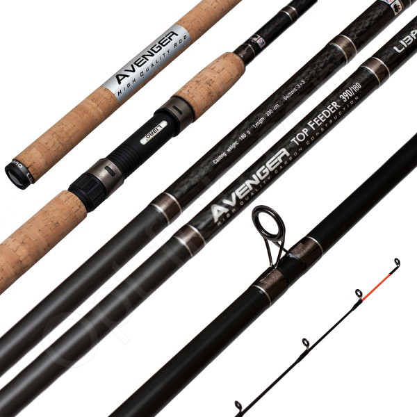 Фідерне вудлище шт3 Libao Avenger 0-180g 3,9 м *, фото 1