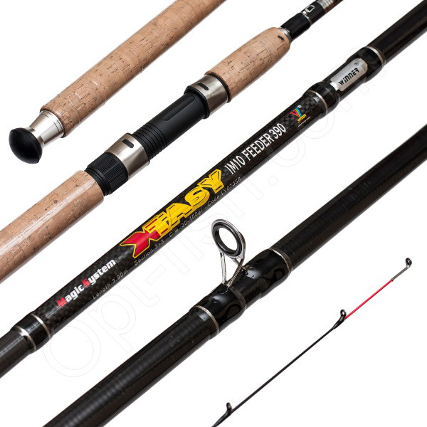 Фідерне вудлище шт3 Winner Eternity im8 вугілля 30-120 g 3,9 м *, фото 1