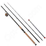 Фідерне вудлище шт3 Winner Eternity im8 вугілля 30-120 g 3,9 м *, фото 2