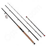 Фідерне вудлище шт3 Winner V8 Super Feeder im8 вугілля No011006 40-120g 3,3 м *, фото 2