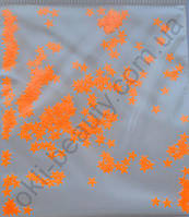 Зірки неонові світло-помаранчеві (3мм)