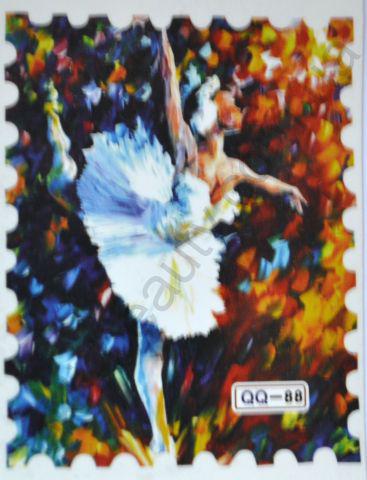 Водна наклейка "Марка" QQ -88 для дизайну нігтів, фото 1