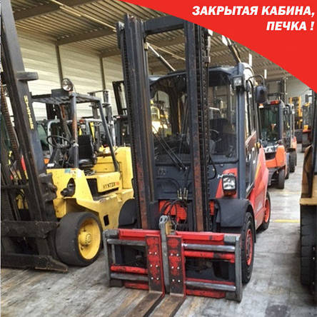 Дизельний вилковий навантажувач 5 тонн Linde H50D б/у, фото 1