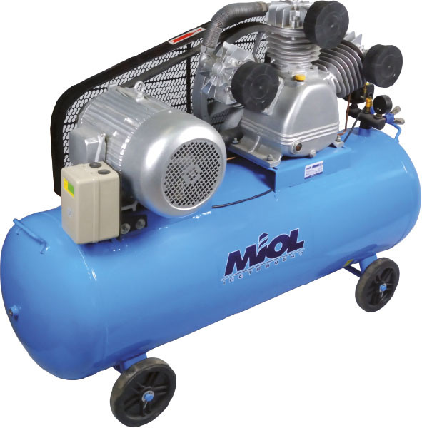 Масляний компресор клинопасової 1000л/хв 220л Miol 81-197