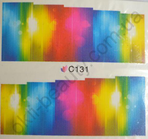 Водна наклейка для дизайну нігтів З 131, фото 1