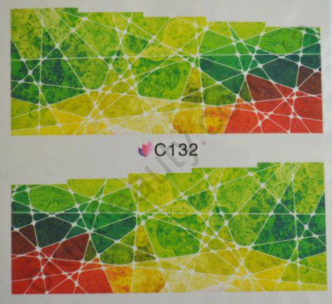 Водна наклейка для дизайну нігтів З 132, фото 1