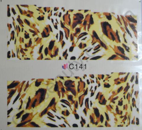 Водна наклейка для дизайну нігтів З 141, фото 1