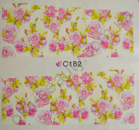 Водна наклейка для дизайну нігтів З 162, фото 1