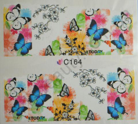 Водна наклейка для дизайну нігтів З 164, фото 1