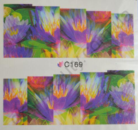 Водна наклейка для дизайну нігтів З 169, фото 1