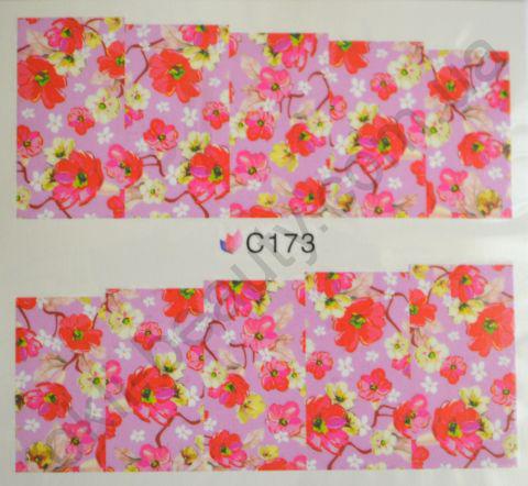 Водна наклейка для дизайну нігтів З 173, фото 1