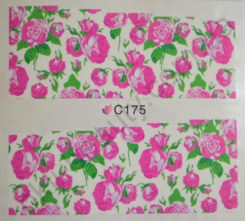 Водна наклейка для дизайну нігтів З 175, фото 1