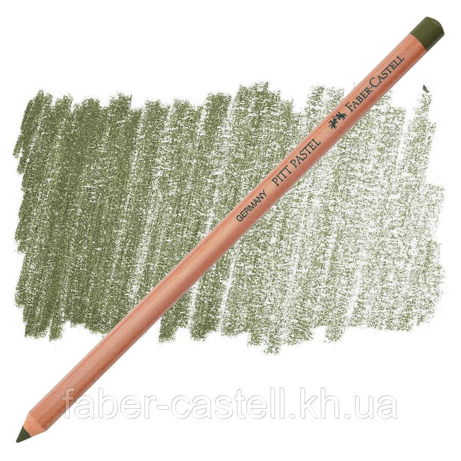 Олівець пастельний Faber-Castell Pitt Pastel, колір оливково-жовтий (olive green yellowish) №173, 112273