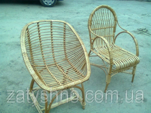 Плетеное креслоиз натуральной лозы под заказ - фото 2 - id-p18272558