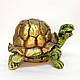 Садова фігура Черепаха середня 18 см, фото 3