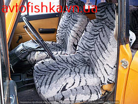 Універсальні хутряні чохли.  ЧОХЛИ НА СИДУШКИ МЕХОВНІ.  КОЛІР: Світло СІРІ