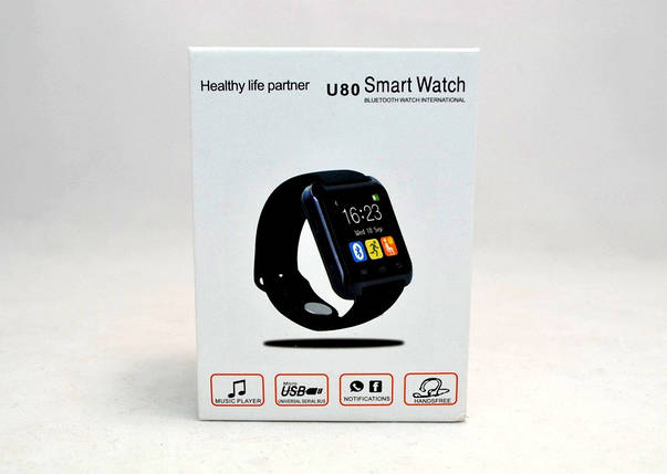 Smart-годинник UWatch U8 Black , фото 2