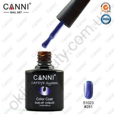 Гель-лак "Кошачий глаз" Canni №281