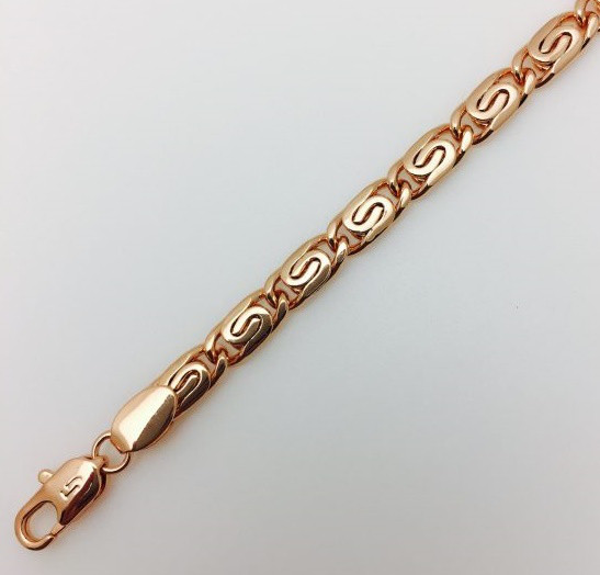 Браслет плетіння Равлик H - 0.5, розмір 19 см ювелірна біжутерія Fallon Jewelry