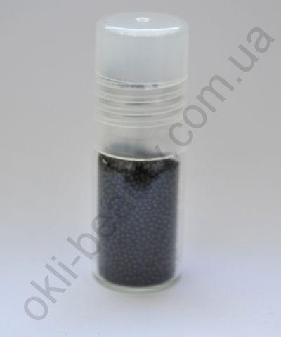 Бульонки для дизайну нігтів, 5 грам в баночці (Чорні), фото 1