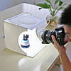 Світловий лайткуб (фотобокс) UKC з 2x LED-підсвіткою для предметного макрознімання 24*23*22 см, фото 6