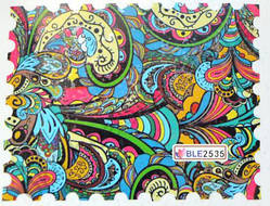 Водна наклейка для дизайну нігтів BLE 2535