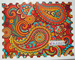 Водна наклейка для дизайну нігтів BLE 2537