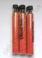 Блискітки для дизайну нігтів №16 (червоні із золотом)