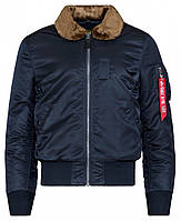 Бомбер Alpha Industries B-15 Slim Fit Flight Jacket MJB45500C1 (Rep.Blue) MJB45500C1 Бомбер Alpha Industries B-15 Slim Fit Flight Jacket MJB45500C1 (Rep.Blue)