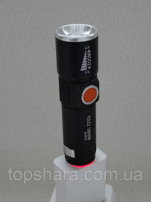 Фонарик ручной Police BL-616-T6 Zoom USB зарядка