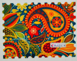 Водна наклейка для дизайну нігтів BLE 2574