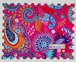 Водна наклейка для дизайну нігтів BLE 2577