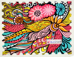 Водна наклейка для дизайну нігтів BLE 2569